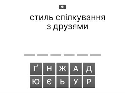 Громадянська освіта 6 кл. Спілкування
