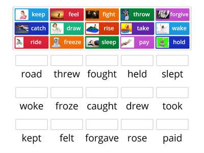 Irregular verbs - Eva Alemany 3rA