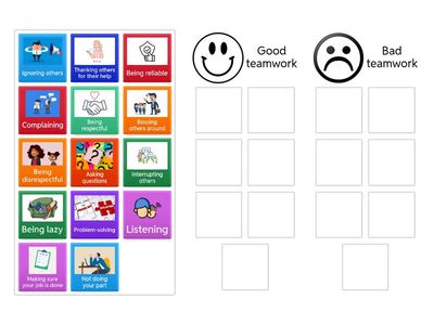 WPR 1 Teamwork sort (med.)