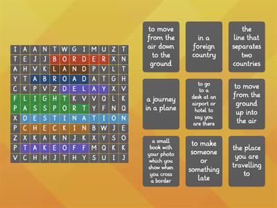 Travel Wordsearch