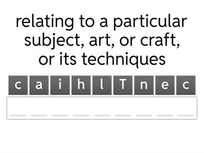 Technical and Operational Terms