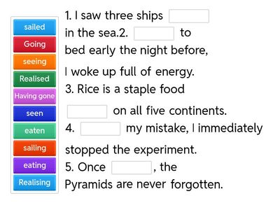 Participle Clauses 1