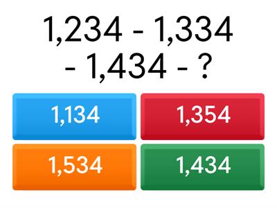 What comes next? What is the pattern?