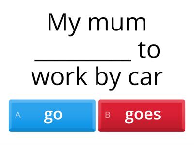 present simple - affermative