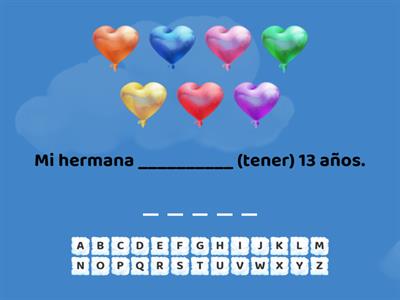  Llamarse, Ser, Tener - Hangman