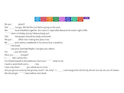  Informal contractions