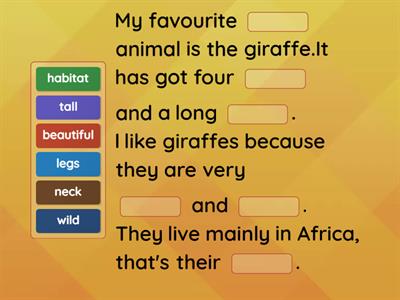 My favourite wild animal