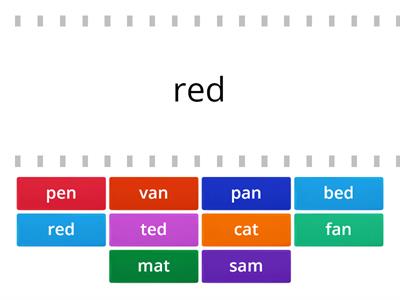 CVC word match