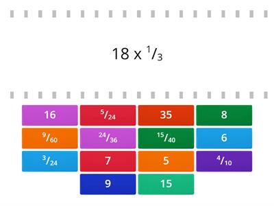 Multiplying fractions