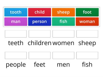 irregular plurals