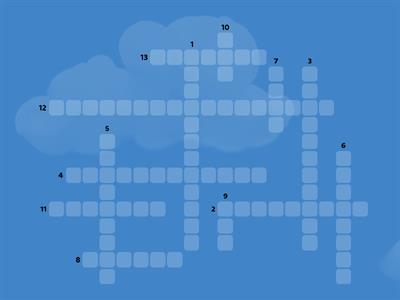 Google Sheets 4.1 & 4.2 Crossword Puzzle