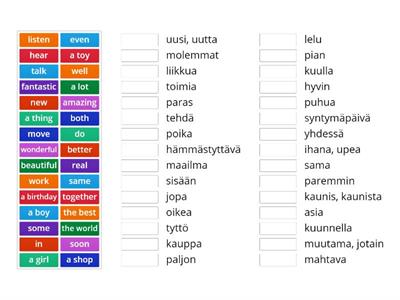 anittat 3enkku kpl 10 sanasto