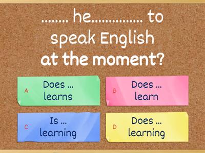 Simple Present & Present continuous 