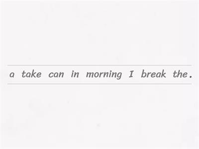 Can/can't (A1) Grammar