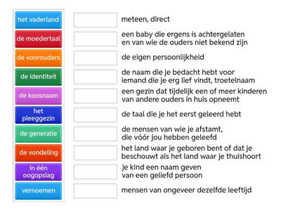Staal 2 - Groep 7 - Wortels - Woorden week 1