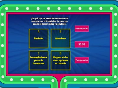 LAB Resumen modificación, suspensión, extinción (concurso preguntas)