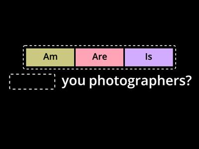 Verb to Be - Interrogative form | Questions - Missing word