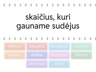 Komponentų pavadinimai 