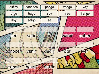  Verbos con yo irregular