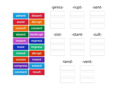 3.2 Latin bases plus prefix part 2