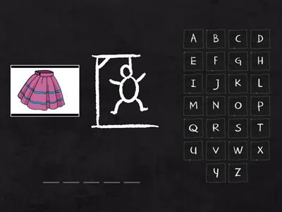  CLOTHES Hangman