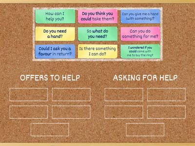 4C Offering and asking for help