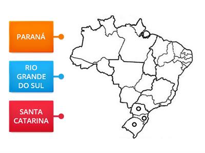  MAPA POLÍTICO DO BRASIL REGIÃO SUL