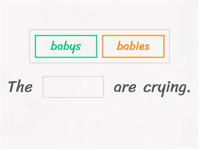 Plural Forms of Nouns