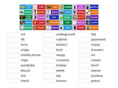 American English vs. British English