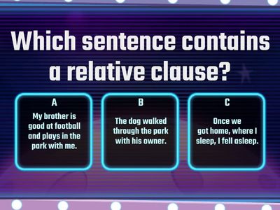 Relative Clauses and Pronouns