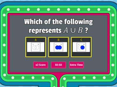 Gameshow Quiz - Venn Diagrams & Boolean Statements