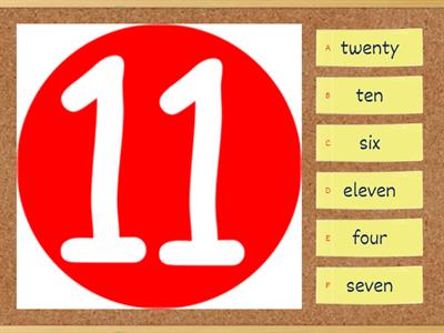 Numbers 1-15 - QUIZ