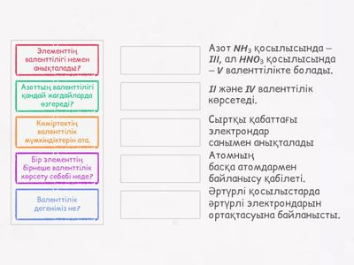 үй жұмысы валенттілік мүмкіндік