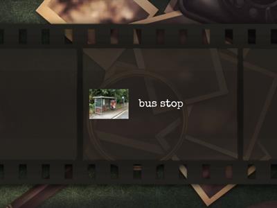 Watch and Memorise - places in a town 