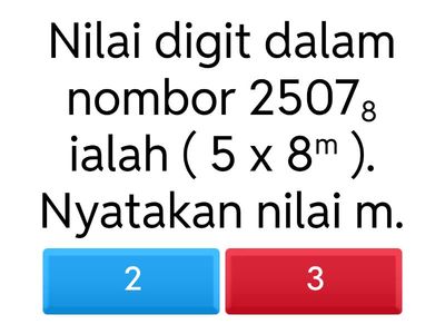 MATEMATIK TINGKATAN 4 - BAB 2 : ASAS NOMBOR