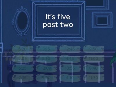 Telling the time - Matching