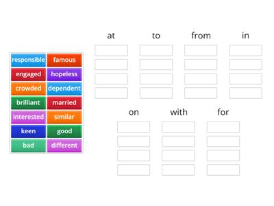 English Grammar in Use, 130, Adjective + Preposition