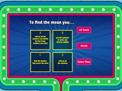 Finding Mean, Median, and Mode
