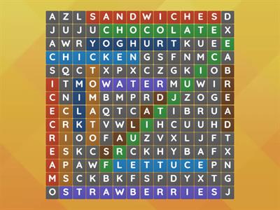 FOOD WE LIKE 3ºUNIT4