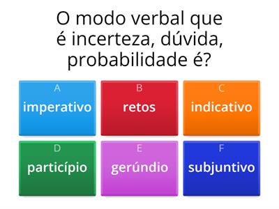 VERBO - SUBJUNTIVO