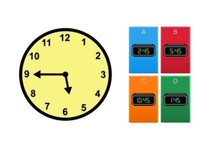 Reading Clock (45-minute) - Quiz