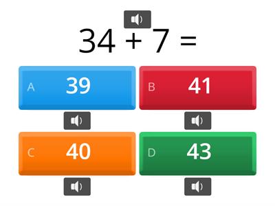 Adding Two-Digit with One-Digit Numbers