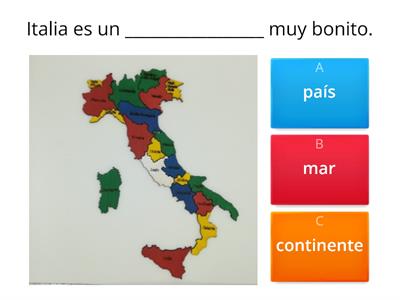 Vocabulario básico de geografía