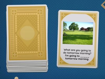 BE + GOING TO + Infinitive Conversation Cards