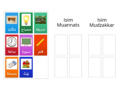 Soal bahasa Arab Materi isim muannats & mudzakkar