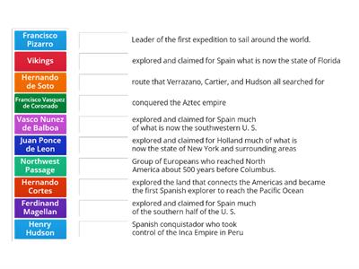 Explorers Match Up