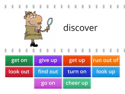 phrasal verbs with out up on 3rd year