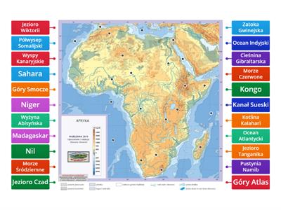  Afryka - mapa 