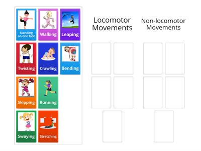 Locomotor Vs. Non-locomotor Movements