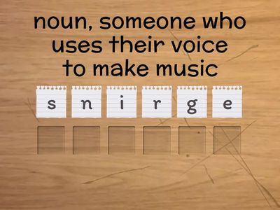 Unit 6 Lesson 1 Wilson Just Words Anagrams 